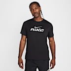 ■Nike■ Mylar Flash Dry Fit UV Short Sleeve Running Top M B Nike Miler Flash Men's Dri-FIT UV Short-Sleeve Running Top
